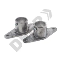 SOPORTE BARRAL BAÑO CURVO ALUMINIO PULIDO X PAR // BC:6