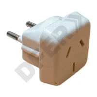 FICHA ADAPTADOR 3 A 2 PATAS 10 amp // BC:10