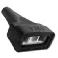 FICHA HEMBRA 2P 10 AMP GOMA NEGRA // BC:10