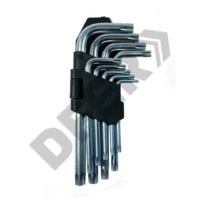 LLAVE TORX EN X 9 PIEZAS CON SOPORTE // BC:1