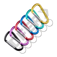 MOSQUETON 8 cm ALUMINIO COLOR // BC:12