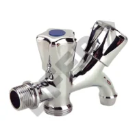 CANILLA METAL CROMO LAVARROPA DOBLE // BC:1