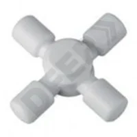 VOLANTE PLASTICO CRUZ BLANCO  // BC:12