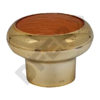 TIRADOR PLASTICO N° 28 ORO-CAOBA // BC:20