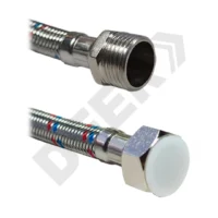FLEXIBLE MALLADO ACERO INOX AGUA / GAS 1/2 X 60 cm // BC:2