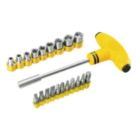 LLAVE T CON PUNTAS Y TUBOS X 24 PIEZAS BLISTER // BC:1