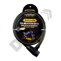 ESLINGA MOTOS CABLE ACERO SUPER REFORZADA 1,2 m X 18 mm // BC:1