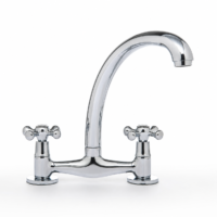 CANILLA MEZCLADORA METAL MESADA PICO CISNE  // BC:1