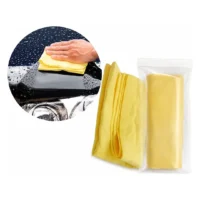 PAÑO GAMUZA HUMEDA CHAMOIS-BOLSITA (LIMPIEZA AUTO) //BC:5